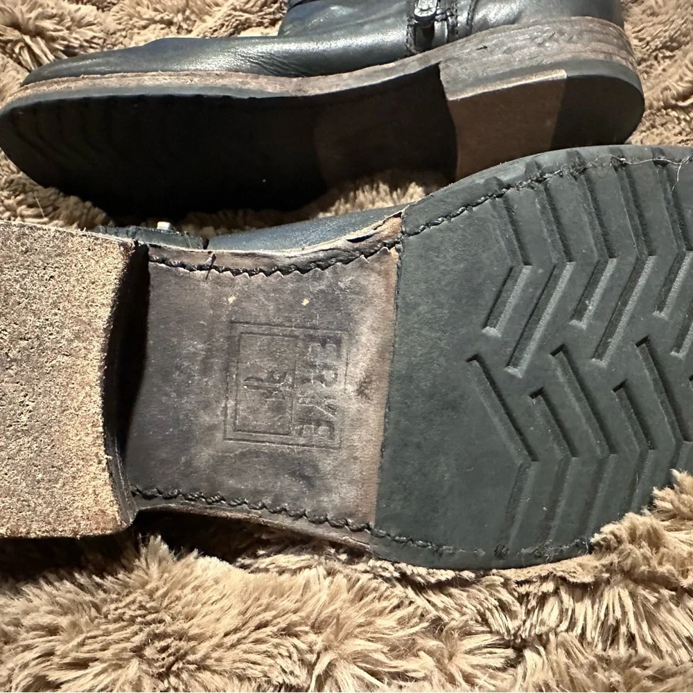 Frye-Black Leather Boots - Picture 9 of 9